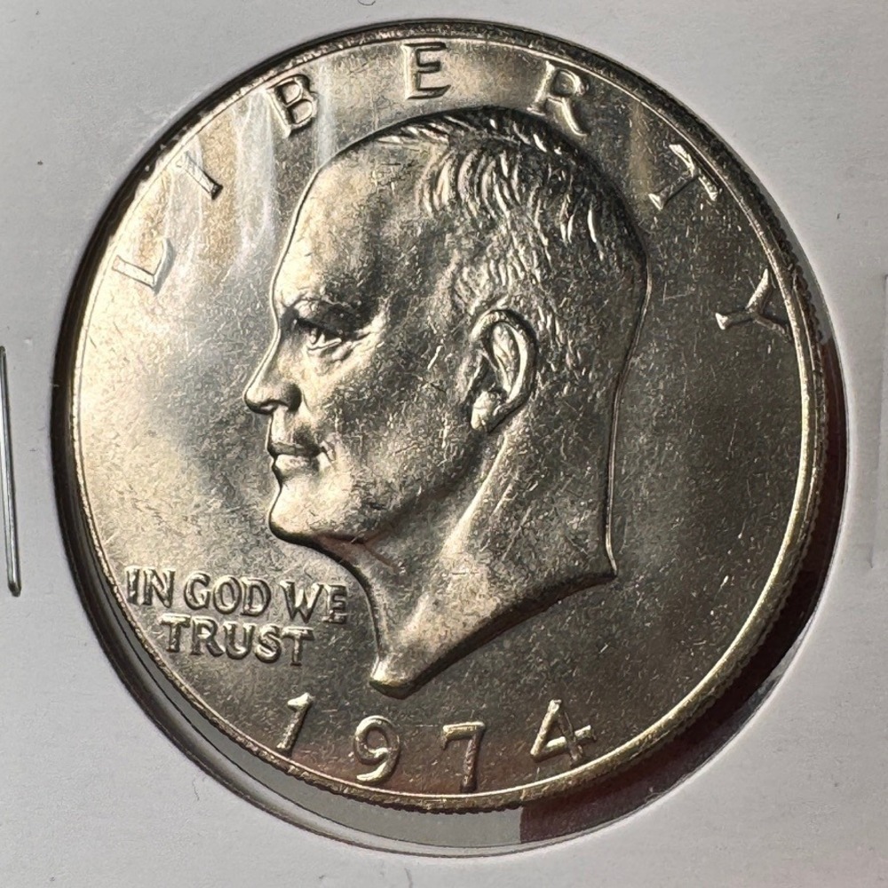 1974 P Eisenhower Ike Dollar US Mint One Dollar Coin Philadelphia Clad 0393